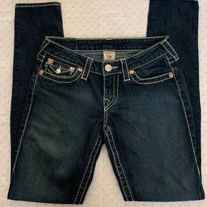 True Religion Skinny Jeans Size 27 EUC